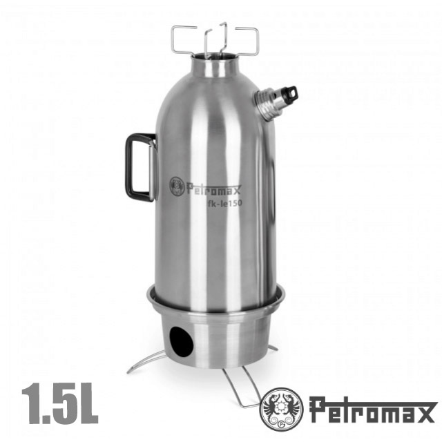【德國 Petromax】 Fire Kettle Stainless Steel不鏽鋼煮水壺1.5L/fk-le150✿30E010